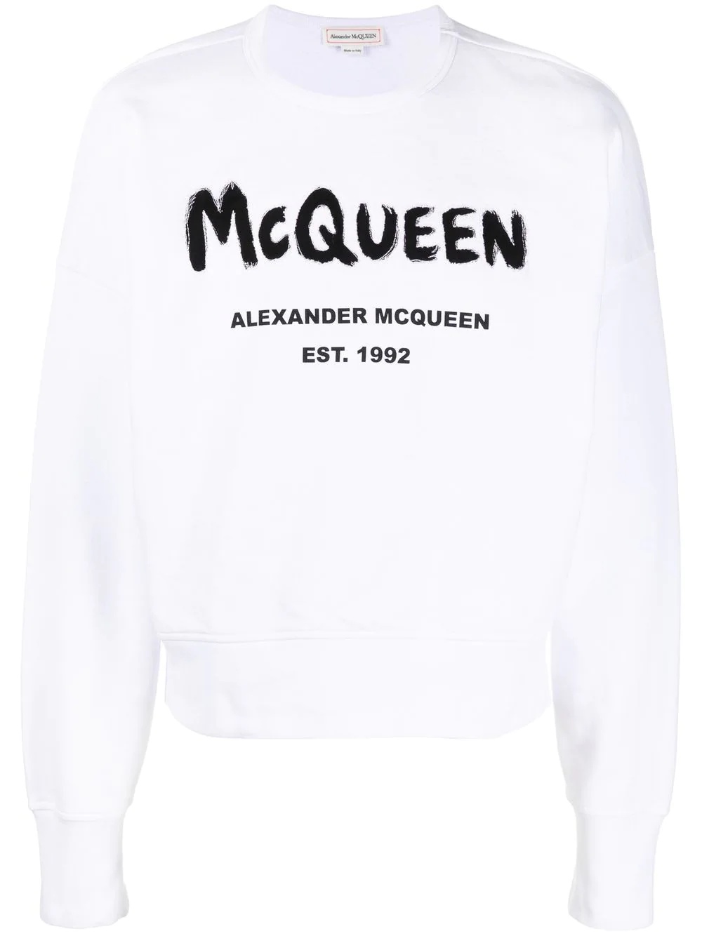 logo-print oversized sweatshirt - 1