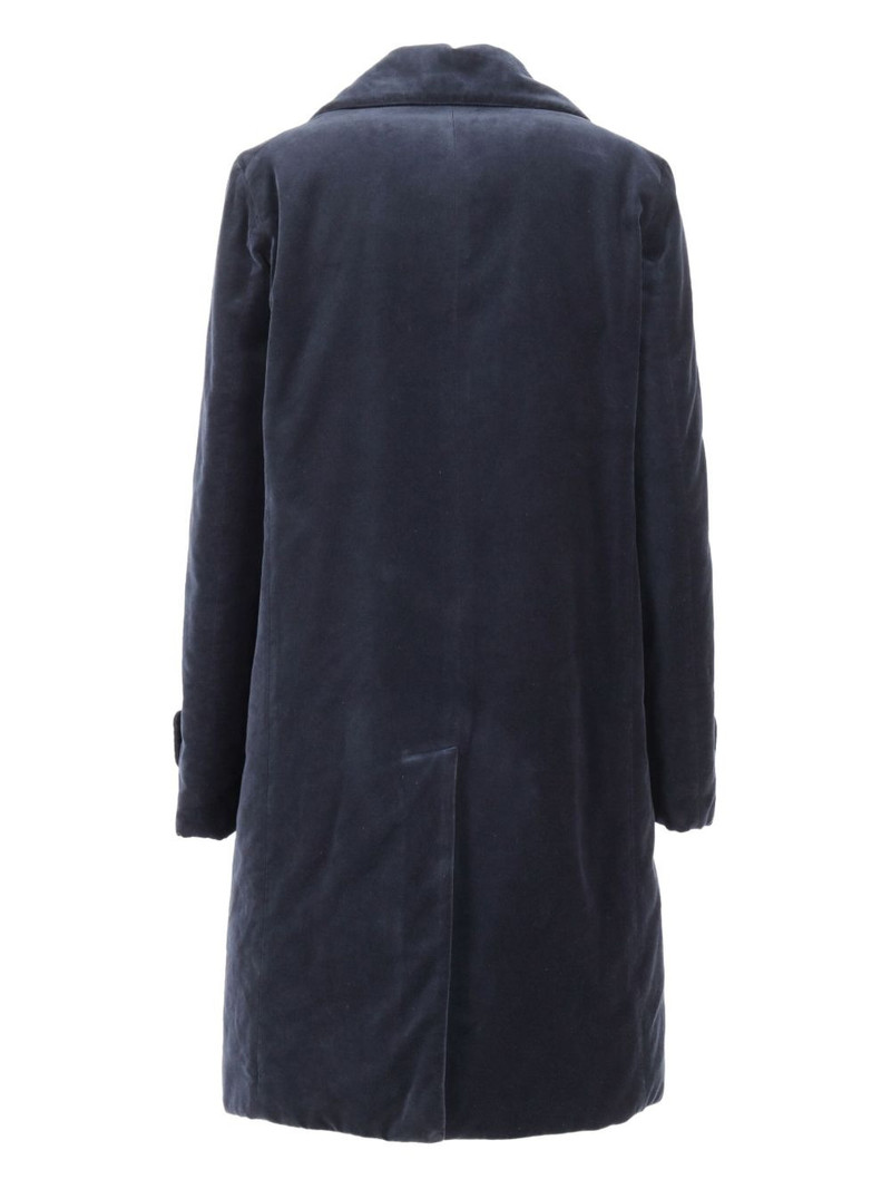 Aspesi velvet double-breasted coat outlook