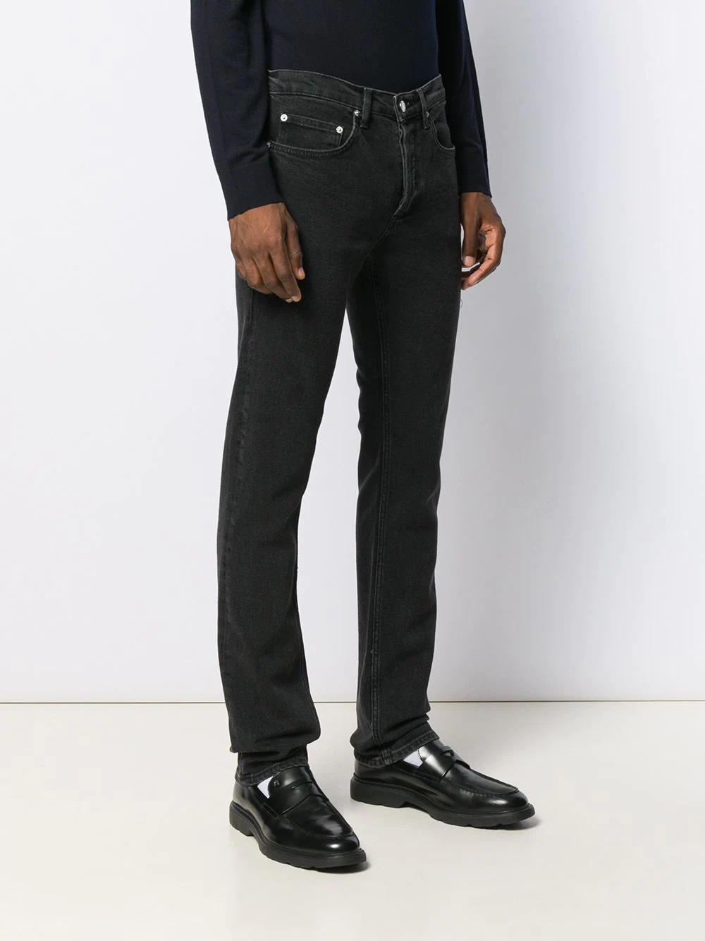 slim-fit five-pockets trousers - 3