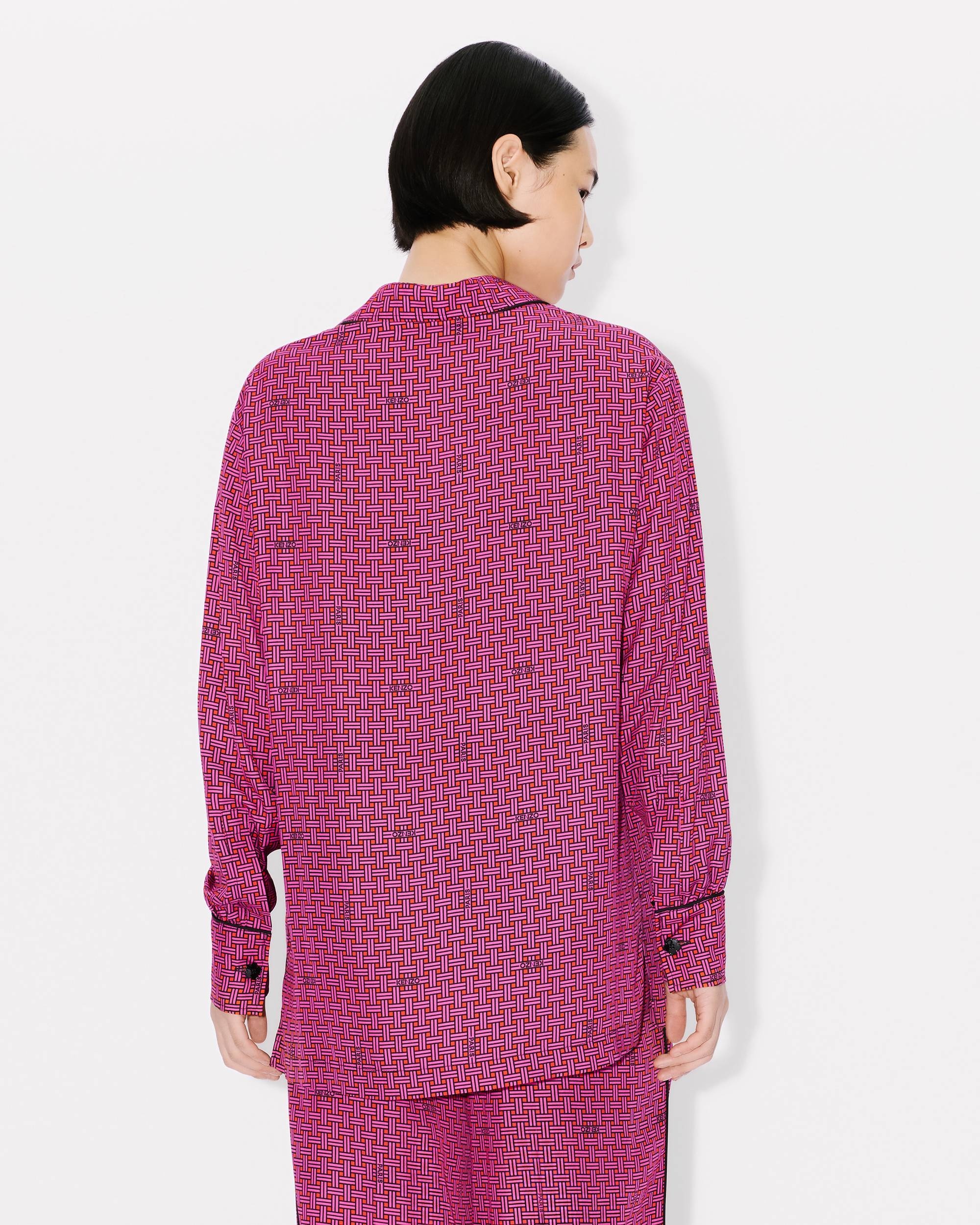 'KENZO Weave' oversized shirt - 4