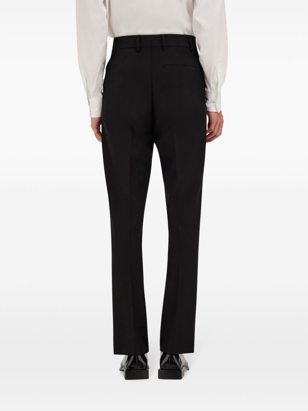wool tailored trousers - 4