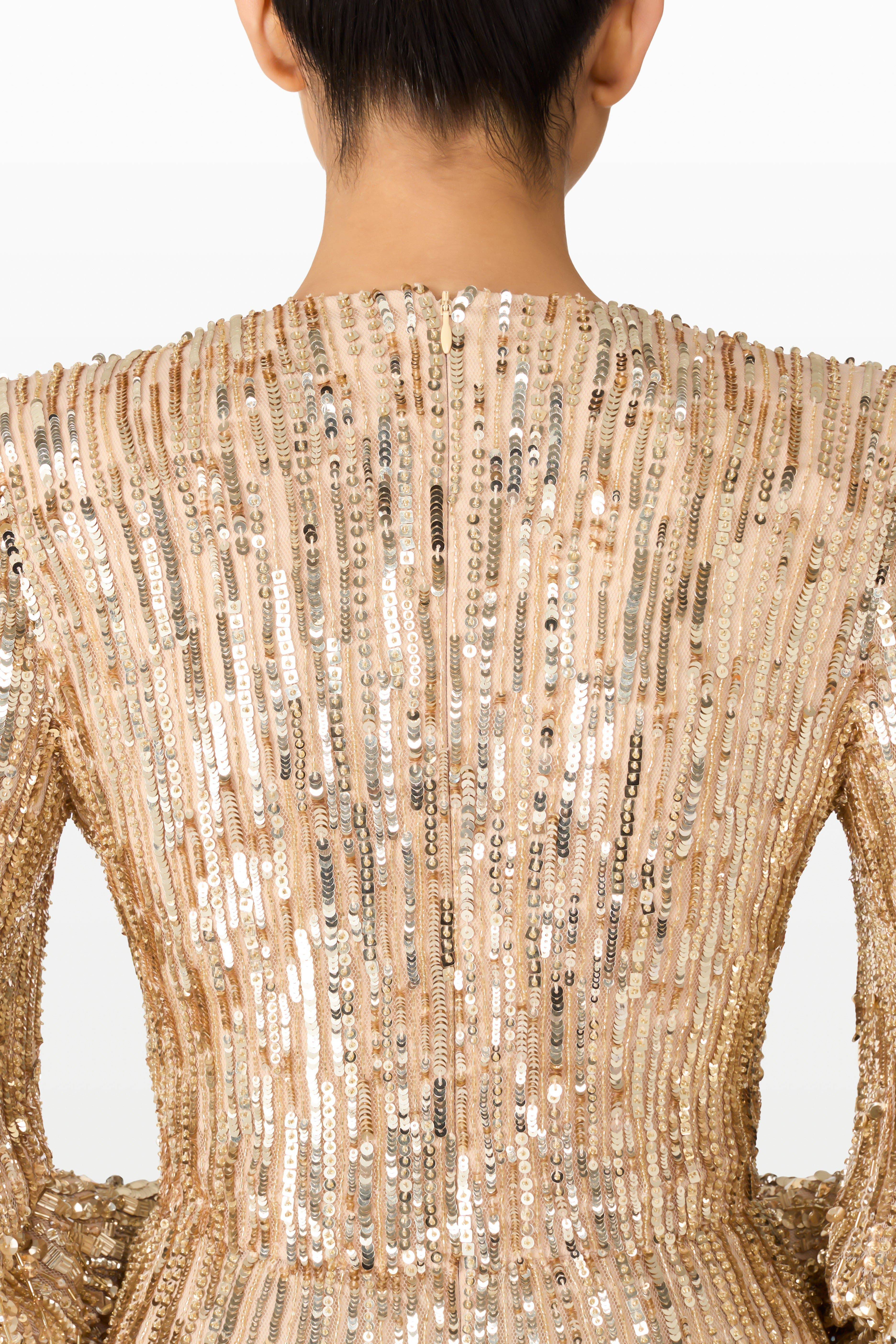 Jenny Packham Cosmos Gown in Illusion at Nordstrom - 5