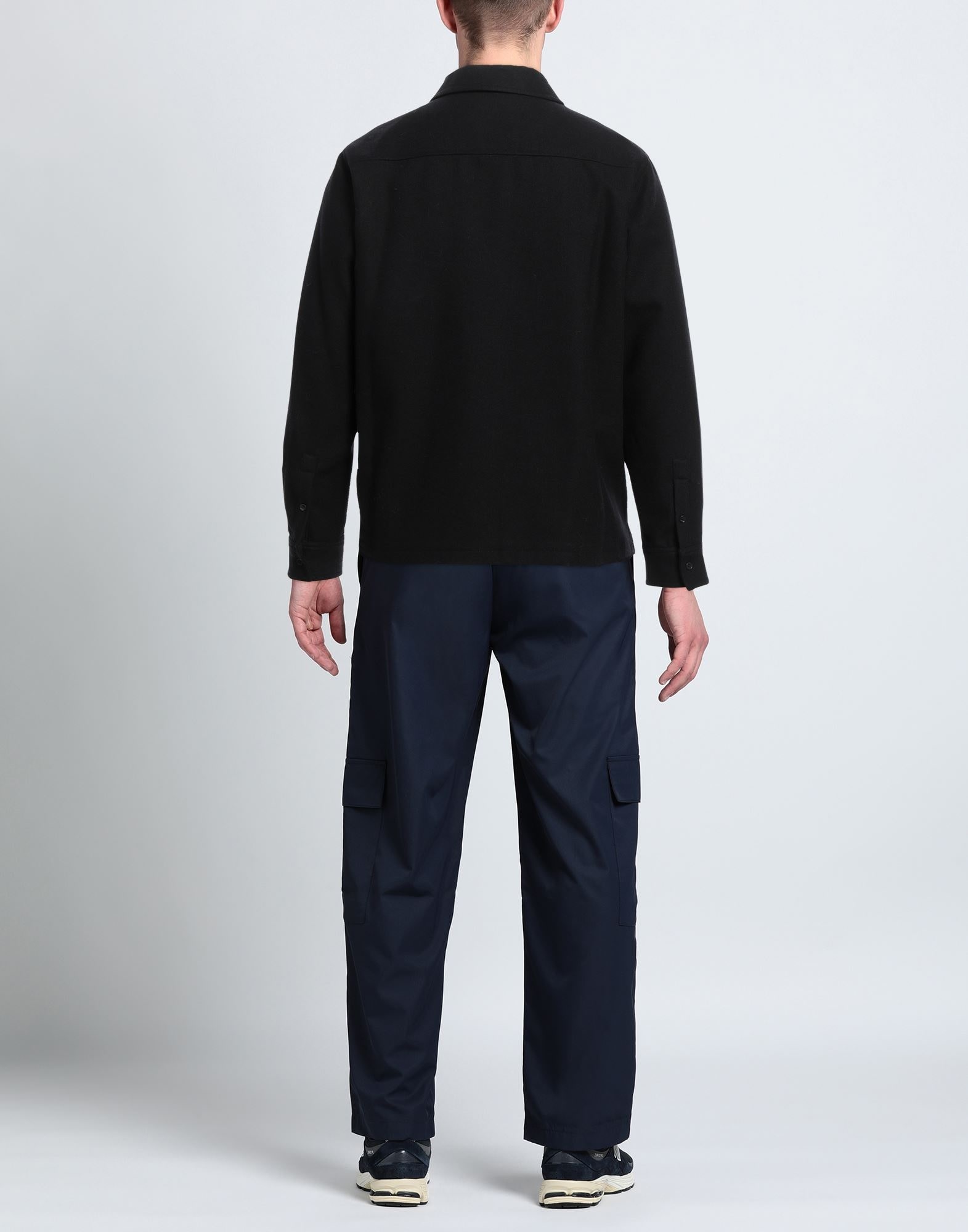 Midnight blue Men's Solid Color Shirt - 3