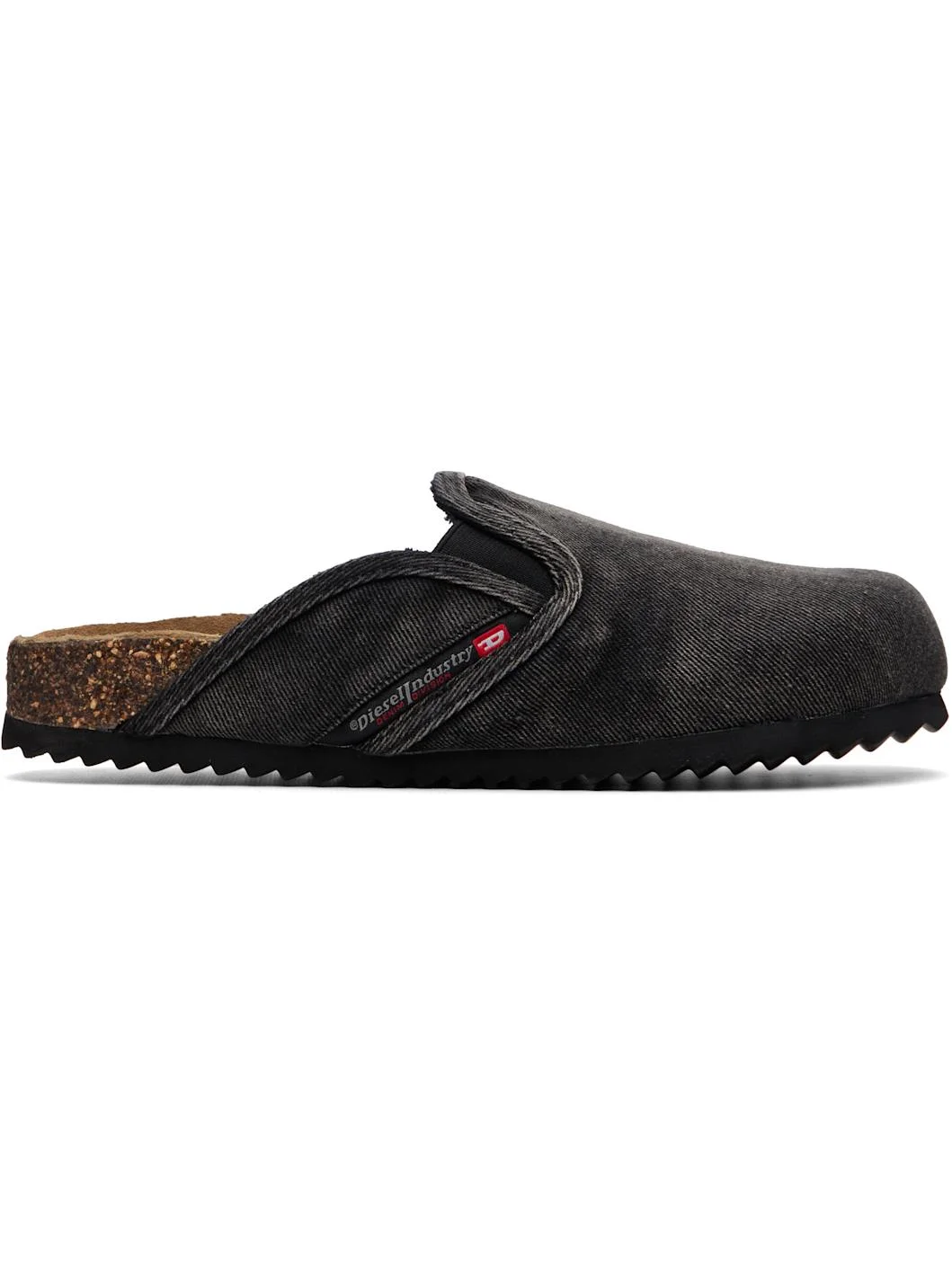 Black D-Woodstock Slip-on Loafers - 1