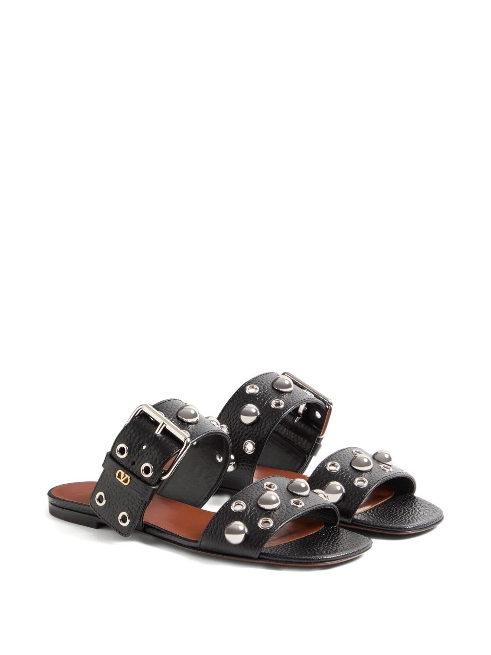 NELLCÔTE SLIDE SANDAL IN GRAINY CALFSKIN - 2