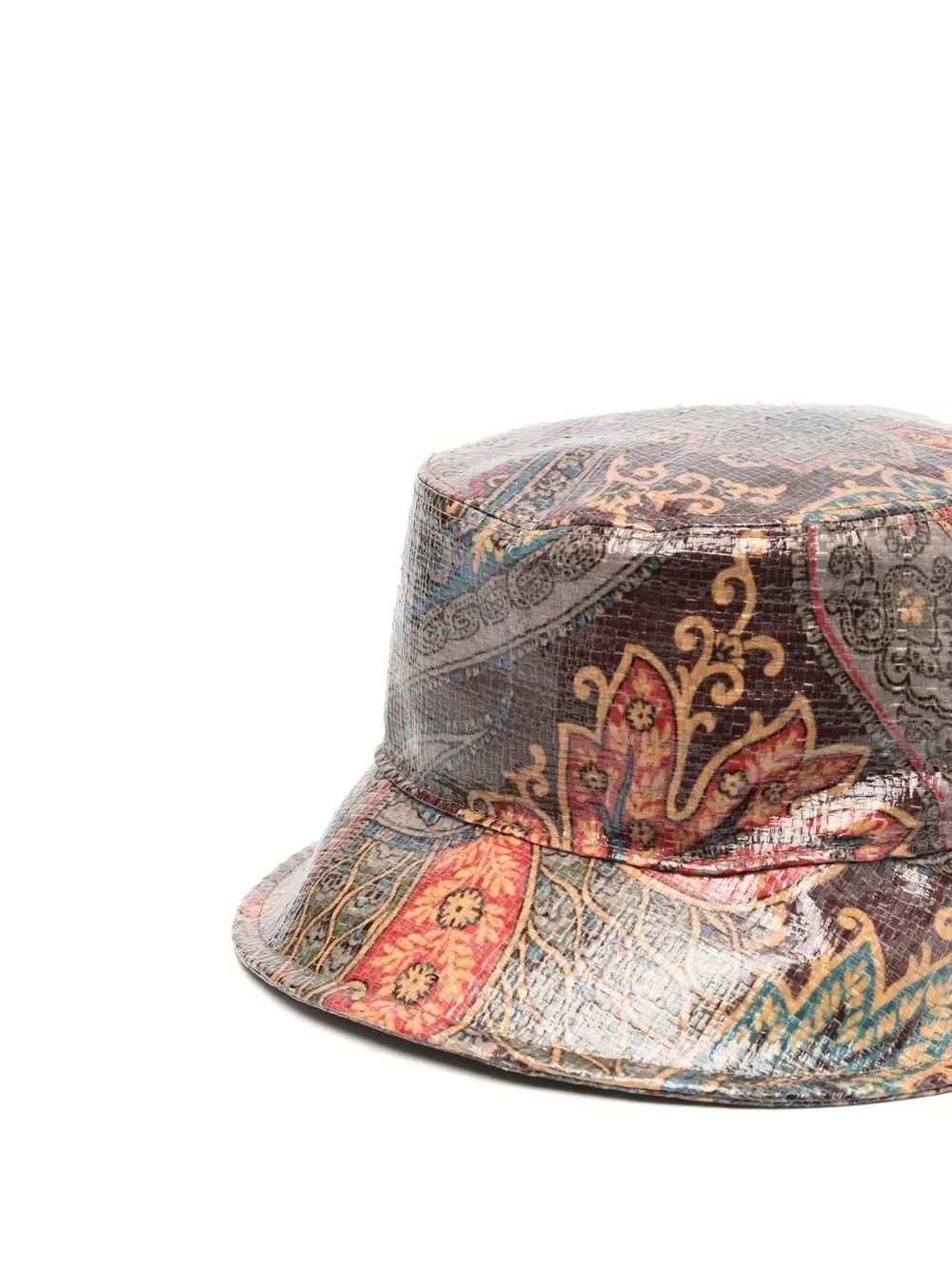 logo-print patterned bucket hat - 2