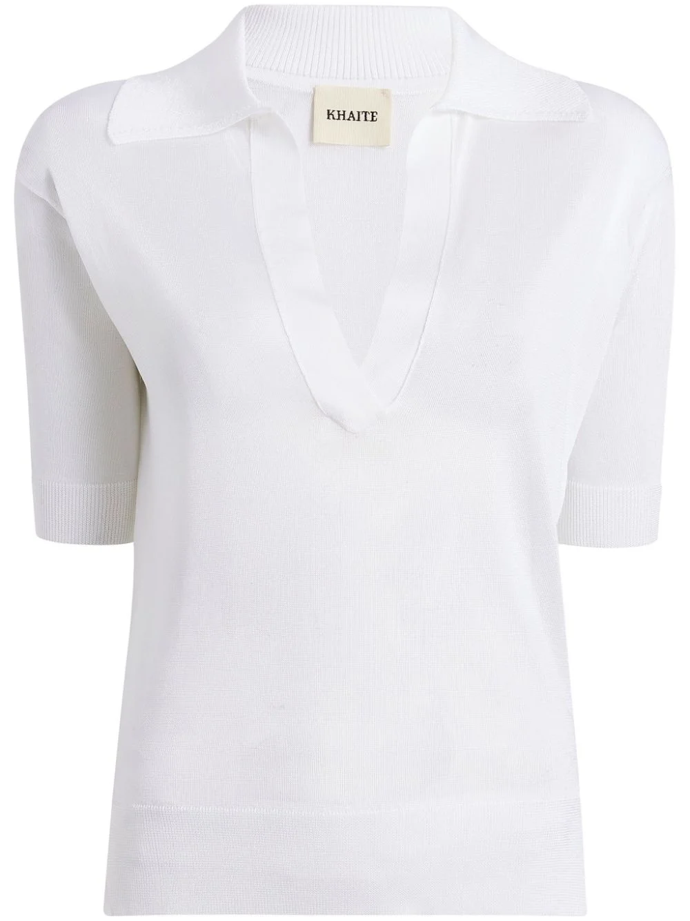 The Julita V-neck polo top - 1