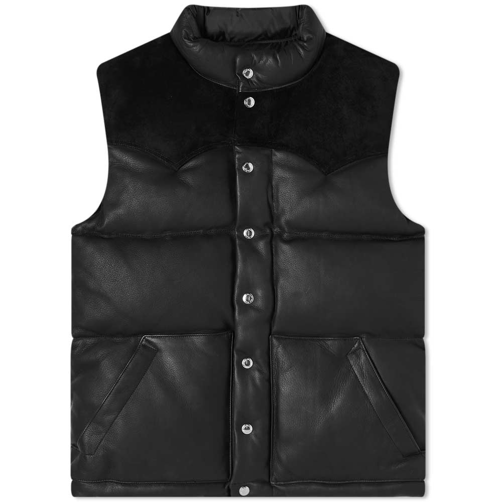 The Real McCoy's Deerskin Down Vest - 1