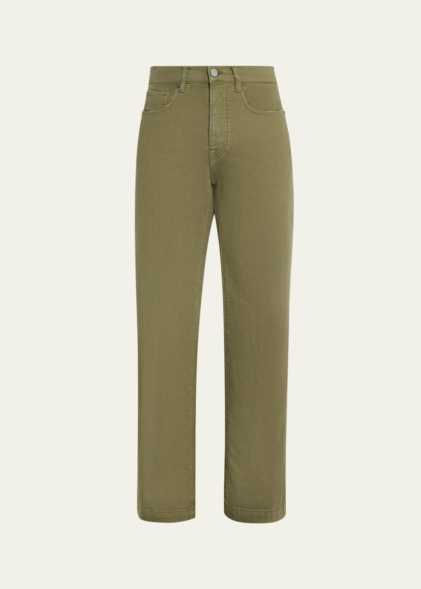 Men's Straight Fit Five-Pocket Pants - 1