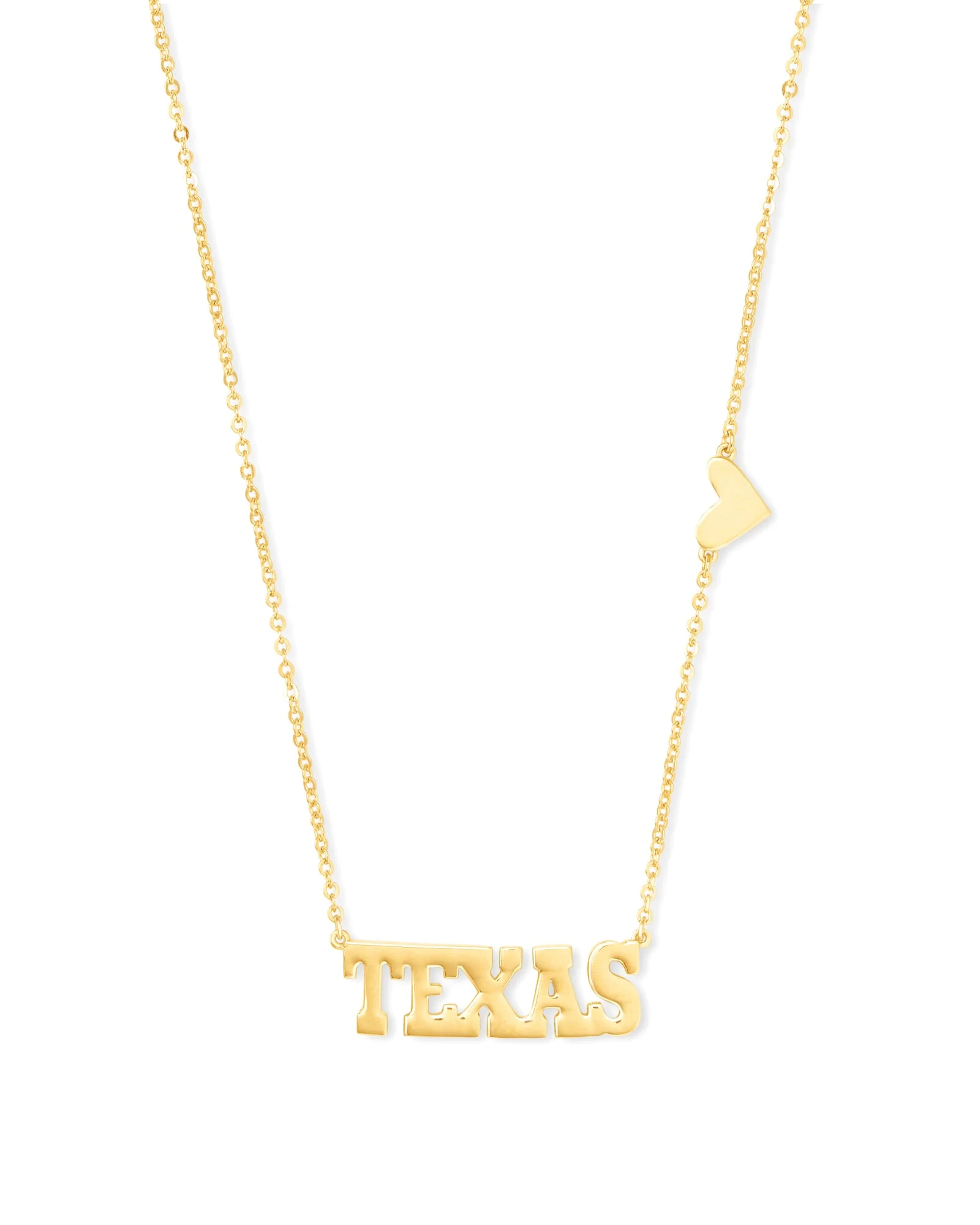 Texas Pendant Necklace in 18k Gold Vermeil - 1