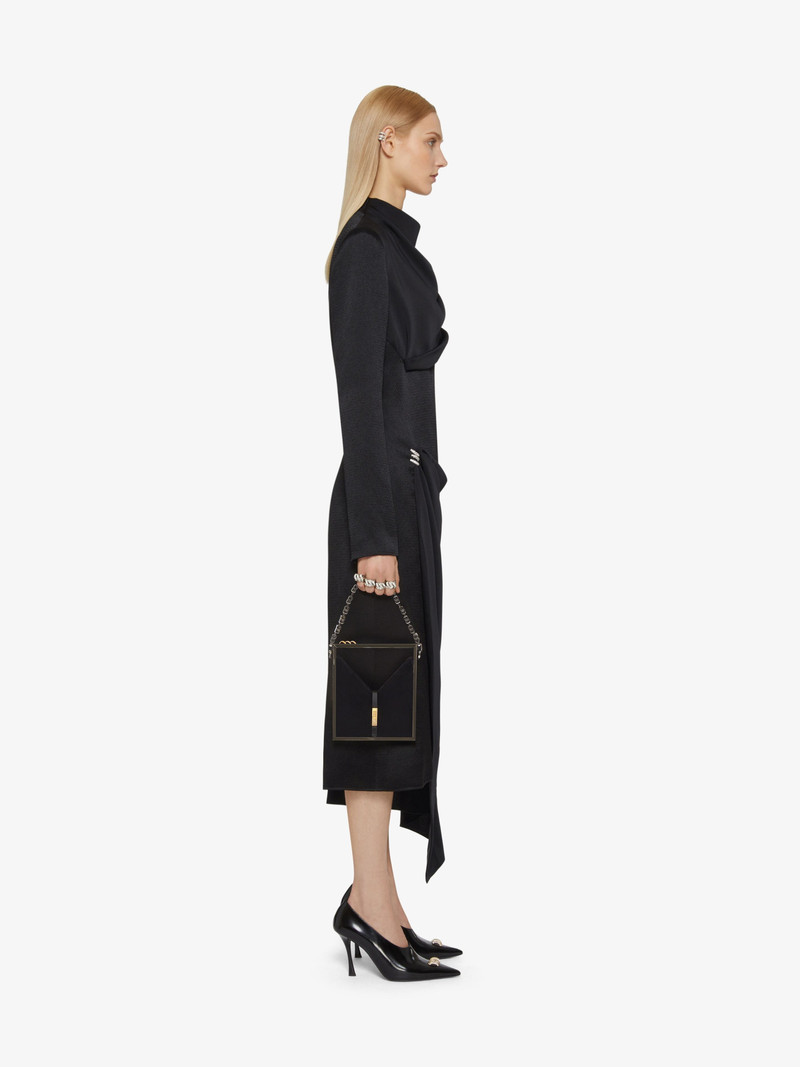 DRESS IN SATIN WITH CRYSTALS DETAILS 3