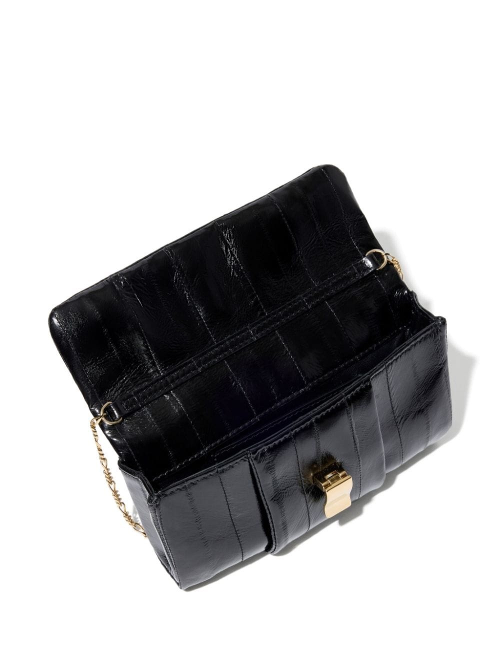 Flip leather clutch bag - 3