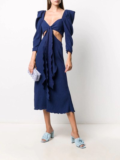 Johanna Ortiz ruffled cut-out dress outlook