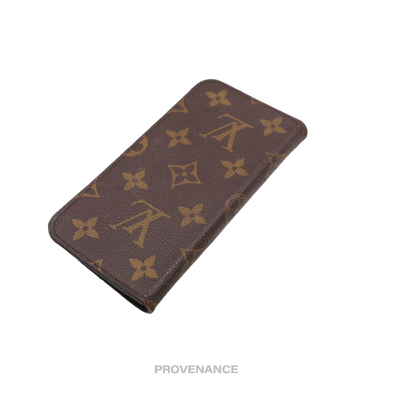 Louis Vuitton iPhone X Case - Folio Monogram Brown - 4