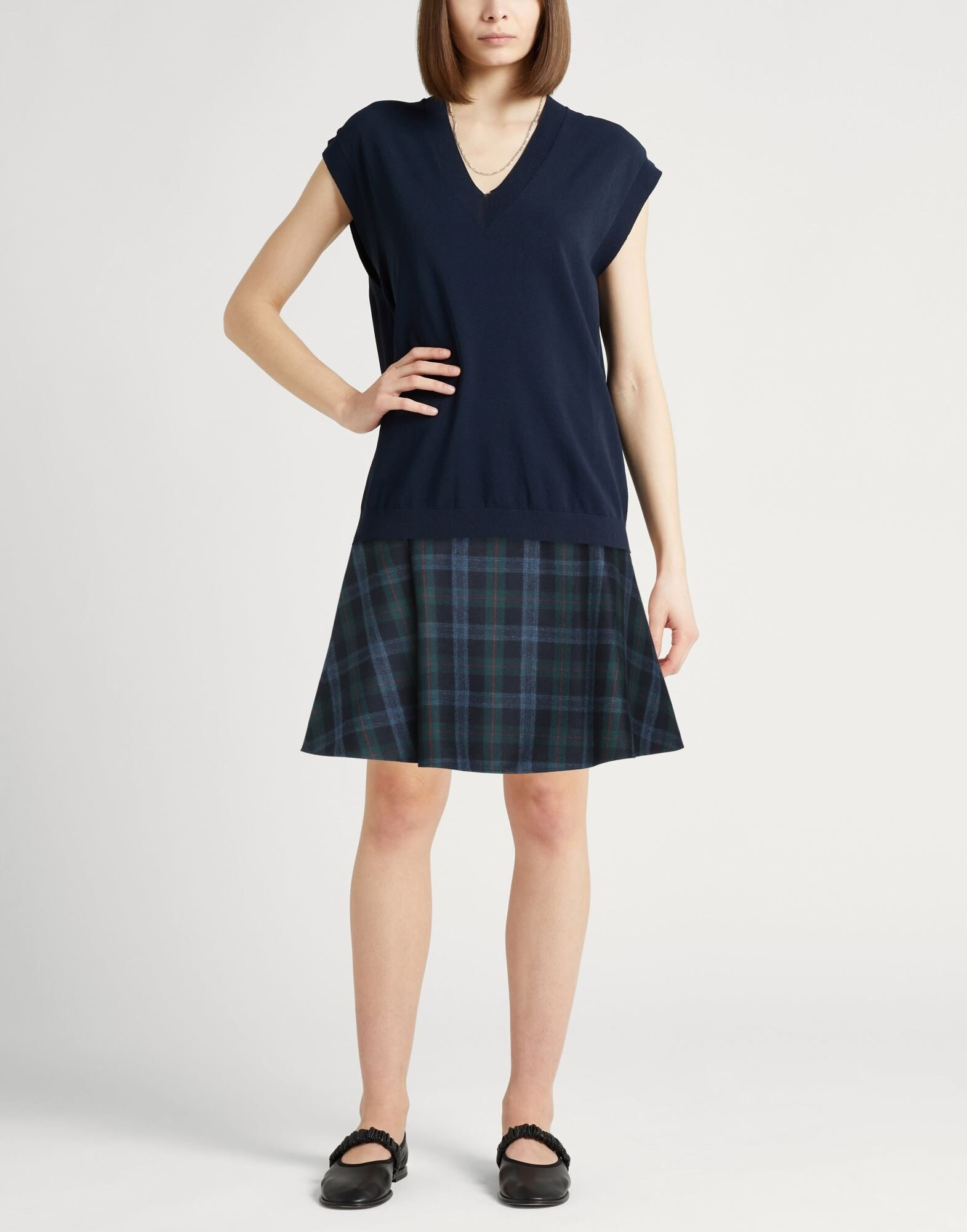 Midnight blue Women's Midi Skirt - 2