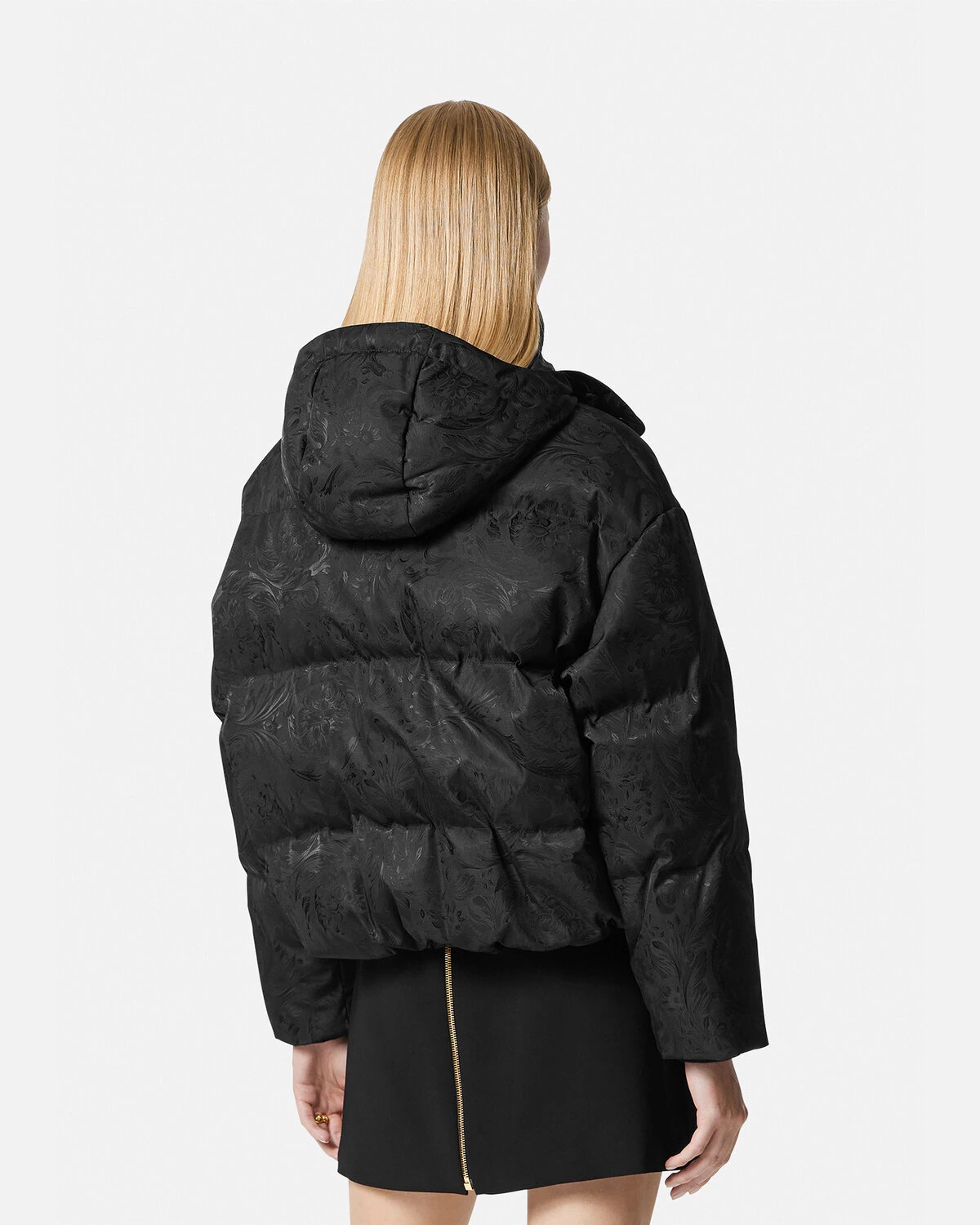 Barocco Silhouette Puffer Jacket - 5