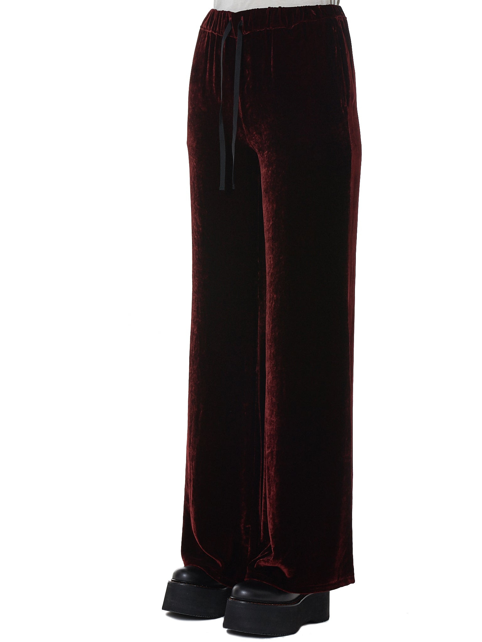 Velvet Palazzo Trousers - 2