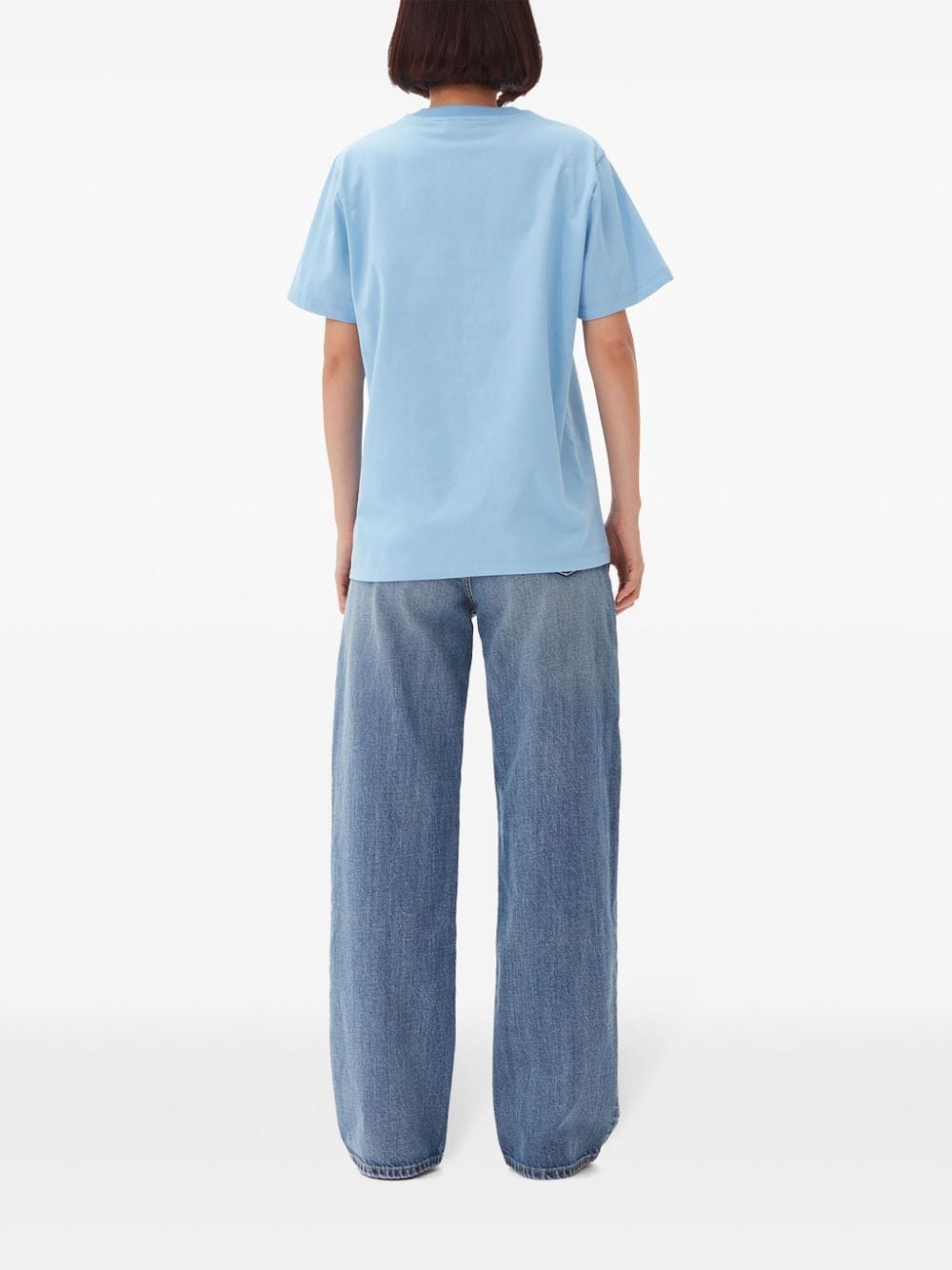 cotton round-neck t-shirt - 4