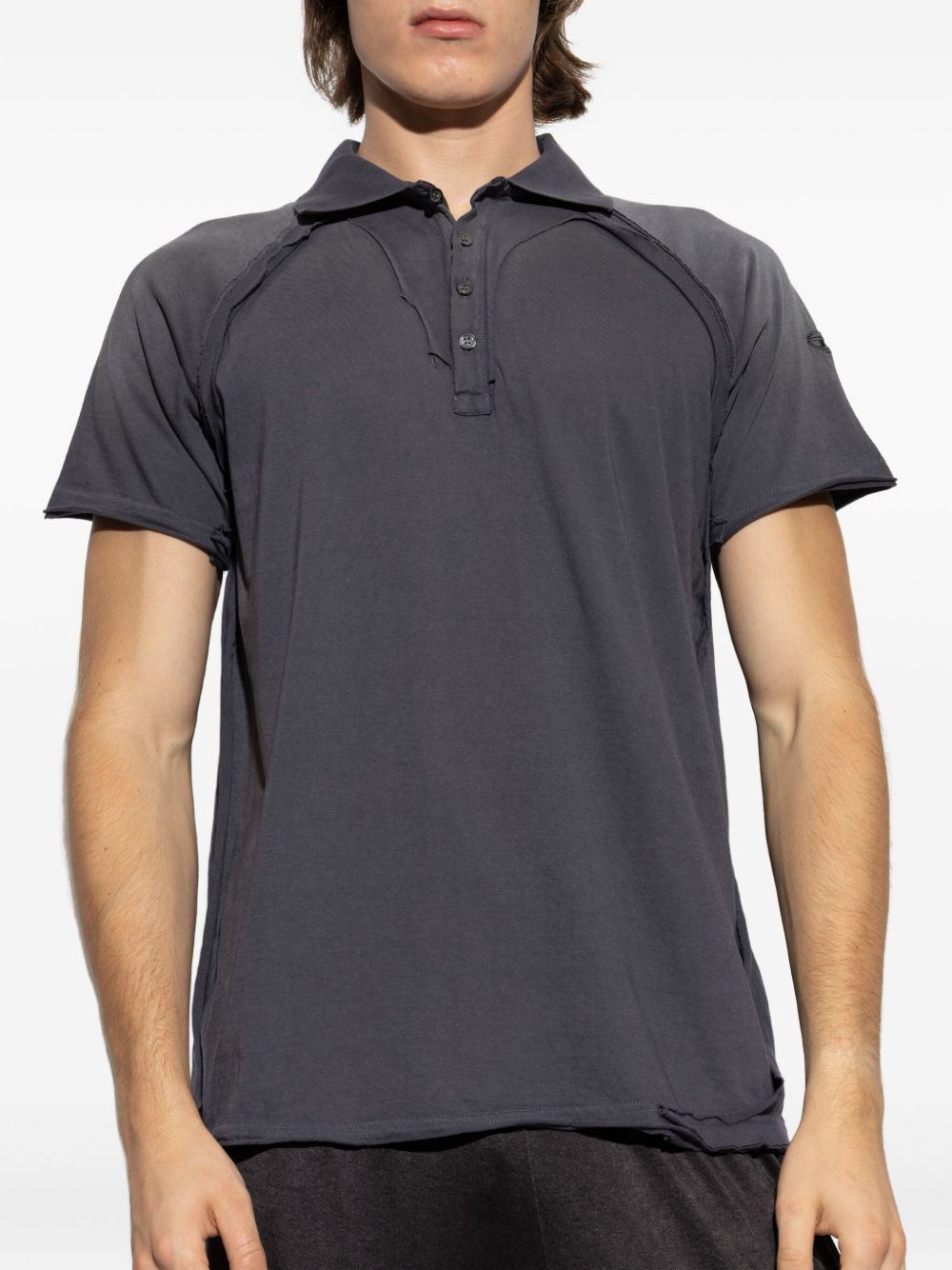 distressed embroidered T-shirt - 3