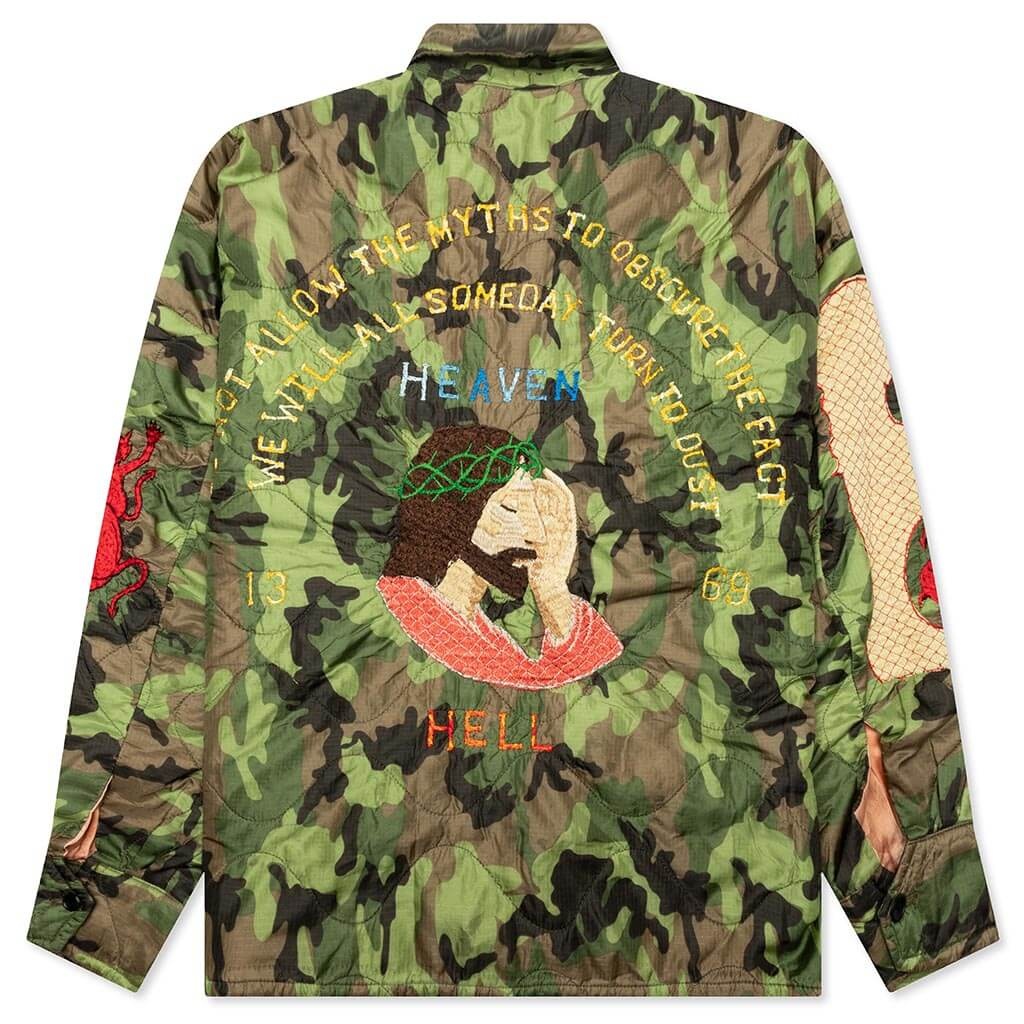 SAINT MICHAELセントマイケル)VETNAM JAMPER CAMO SAINT M×××××× SAINT MICHAEL VIETNAM JAMBER - CAMO | feature
