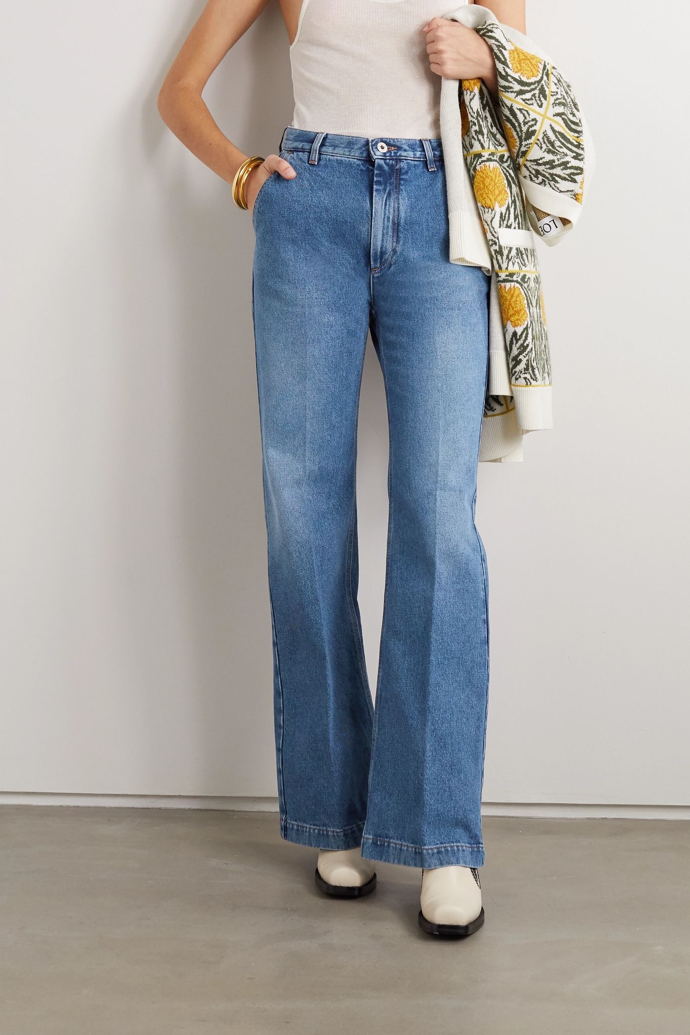 High-rise straight-leg jeans - 3