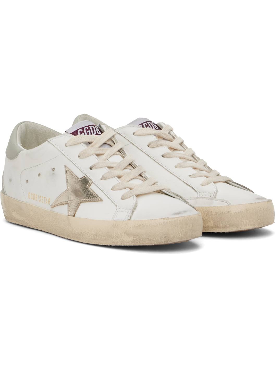 White Super-Star Classic Sneakers - 4