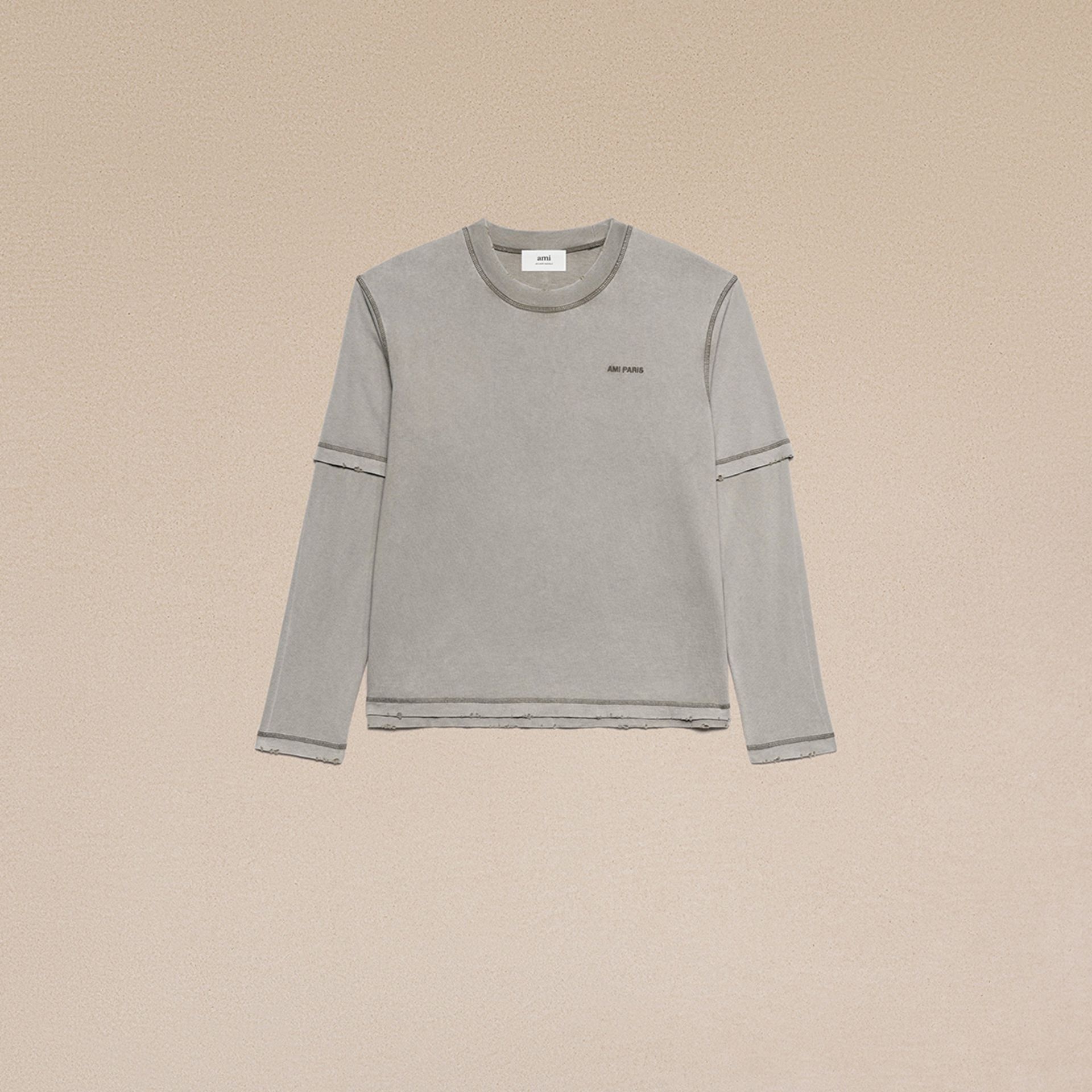 AMI Paris Fade Out T-shirt | REVERSIBLE
