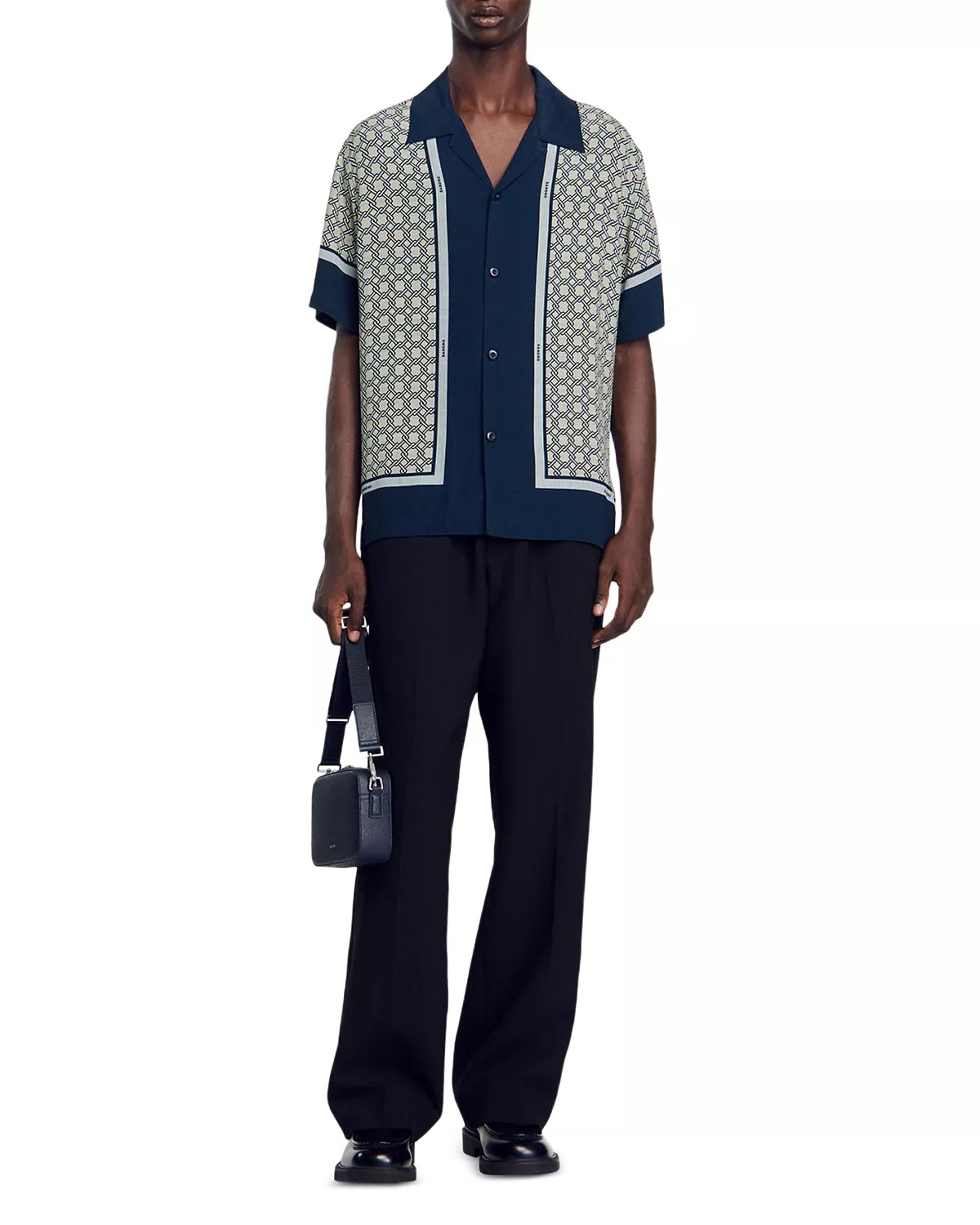 Short Sleeved Patterned Shirt - 3