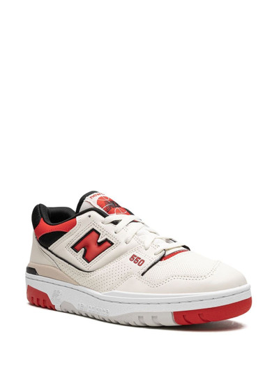 New Balance 550 "True Red" sneakers outlook