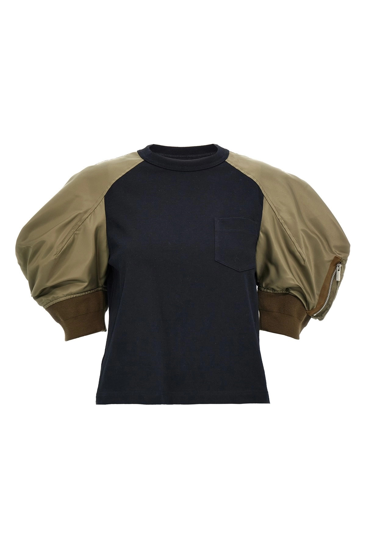 Nylon insert t-shirt - 1