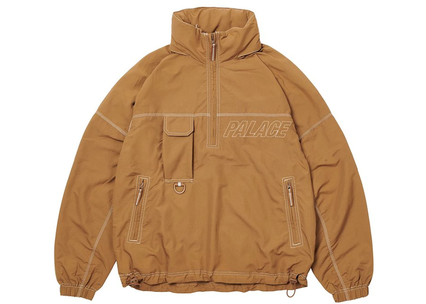 Palace Dominator Performance Jacket Dark Tan - 3