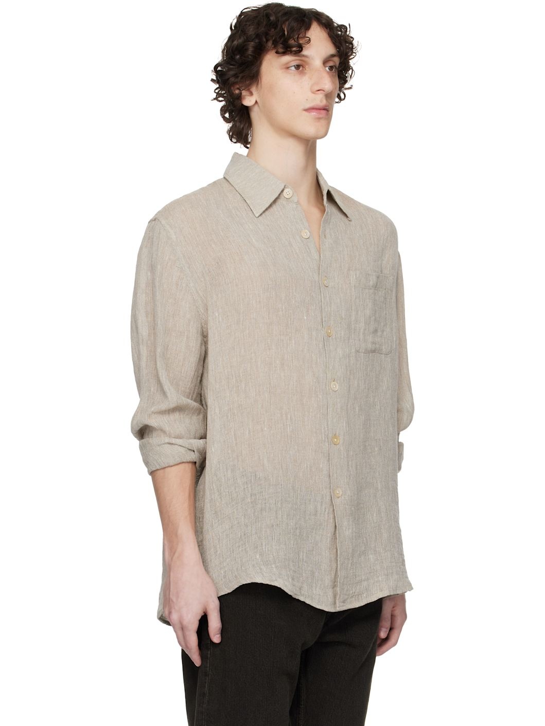 Beige Above Shirt - 2