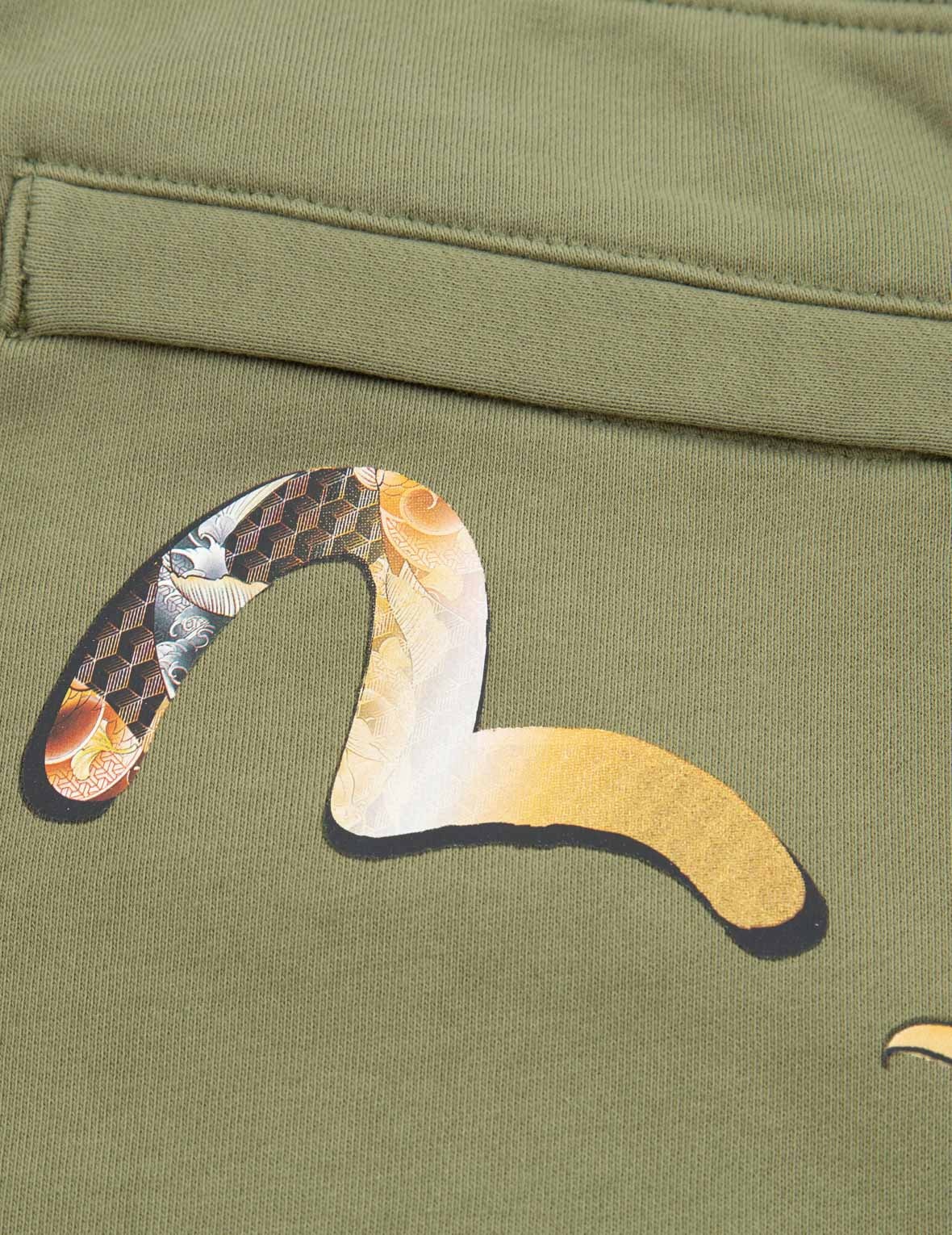 TATTOO KOI PRINT SWEATPANTS - 11