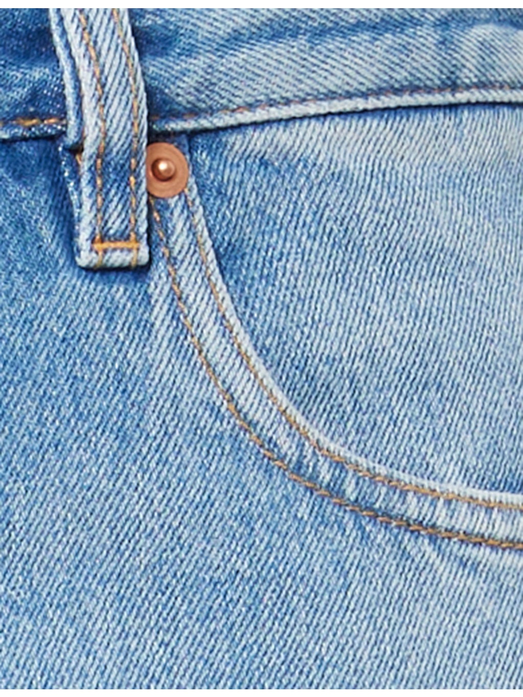 Wide-Leg Petite-Fit Denim Jeans - 7