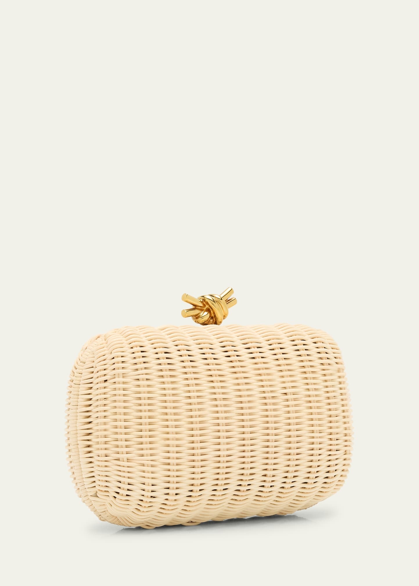 Knot Chain Rattan Crossbody Bag - 3
