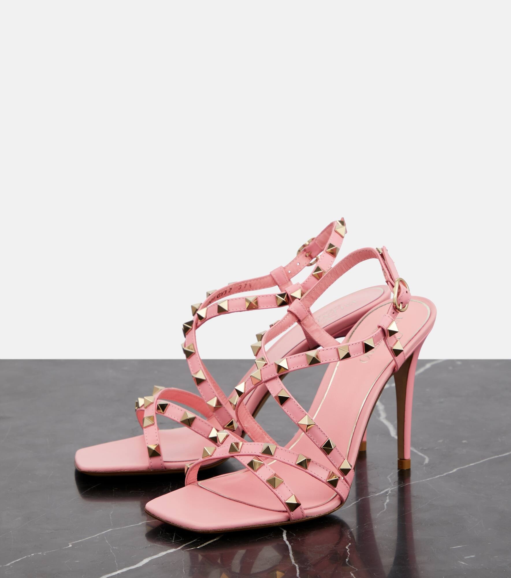 Rockstud 100 leather sandals - 5