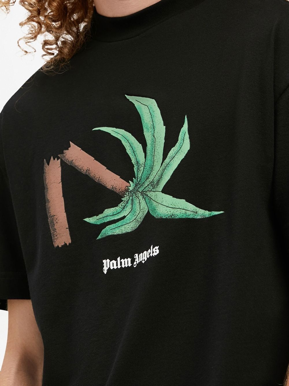 Broken Palm print T-shirt - 5