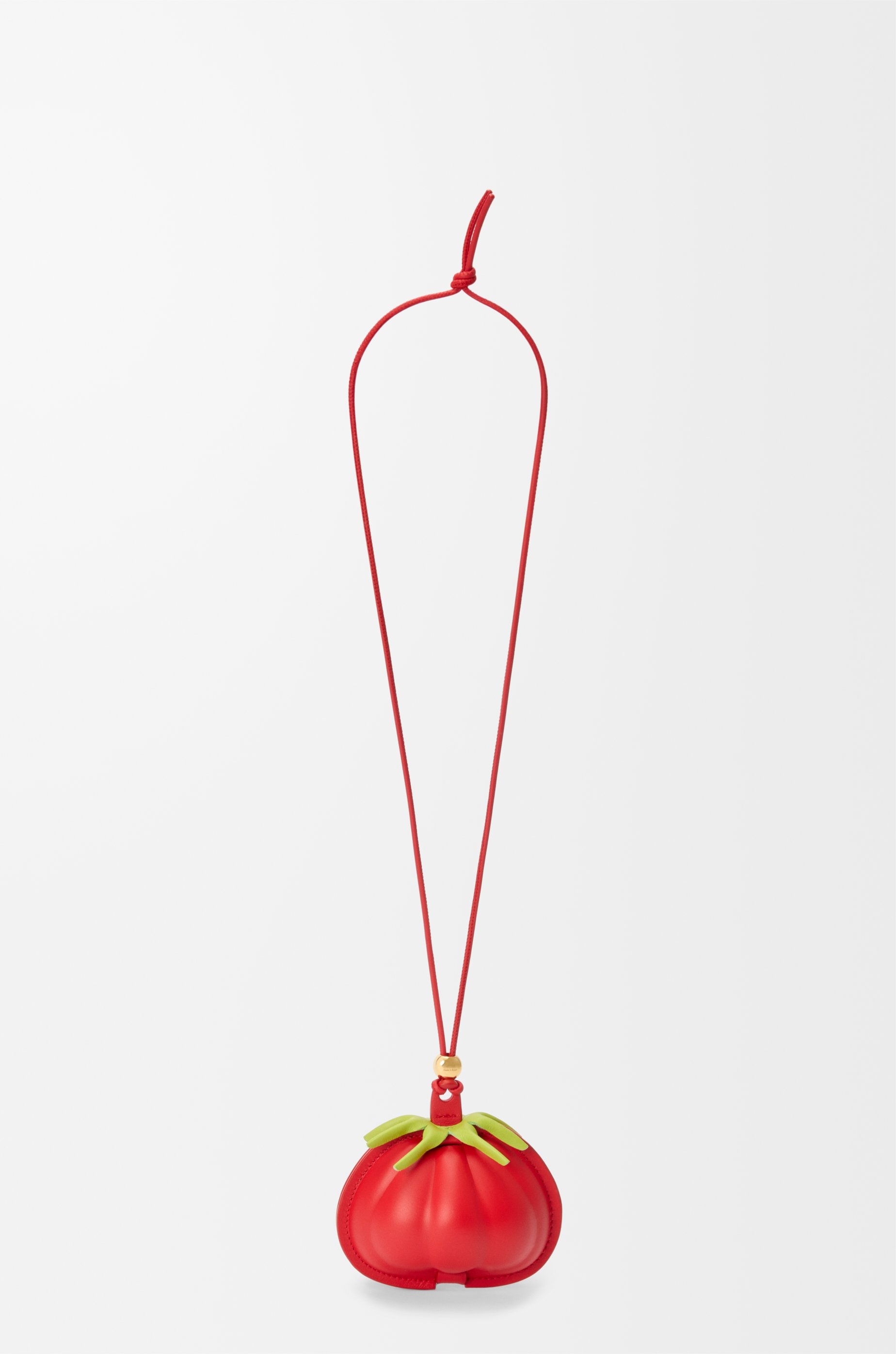 Tomato neck pouch in classic calfskin - 2