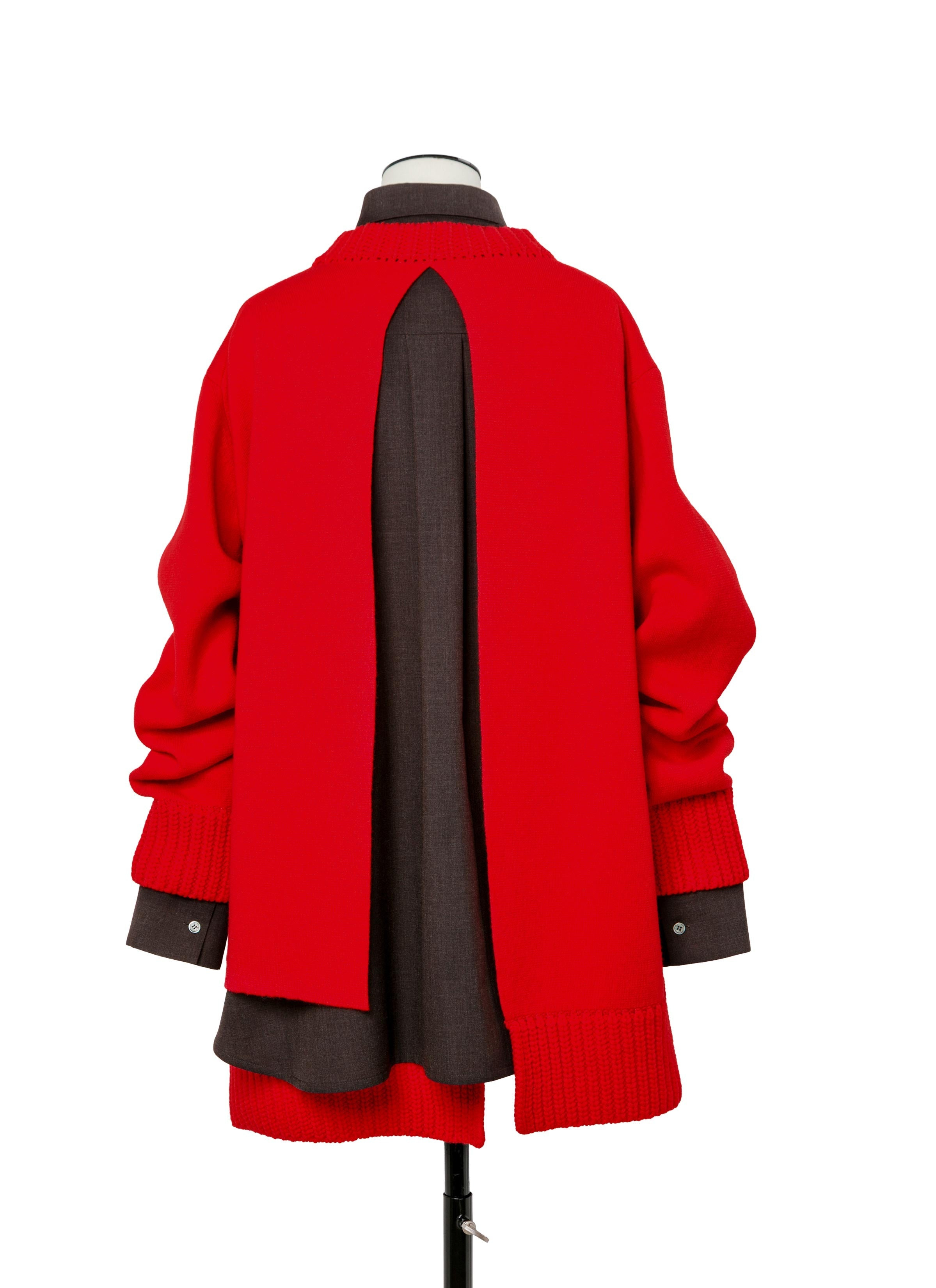 Suiting x Wool Knit Dress - 5