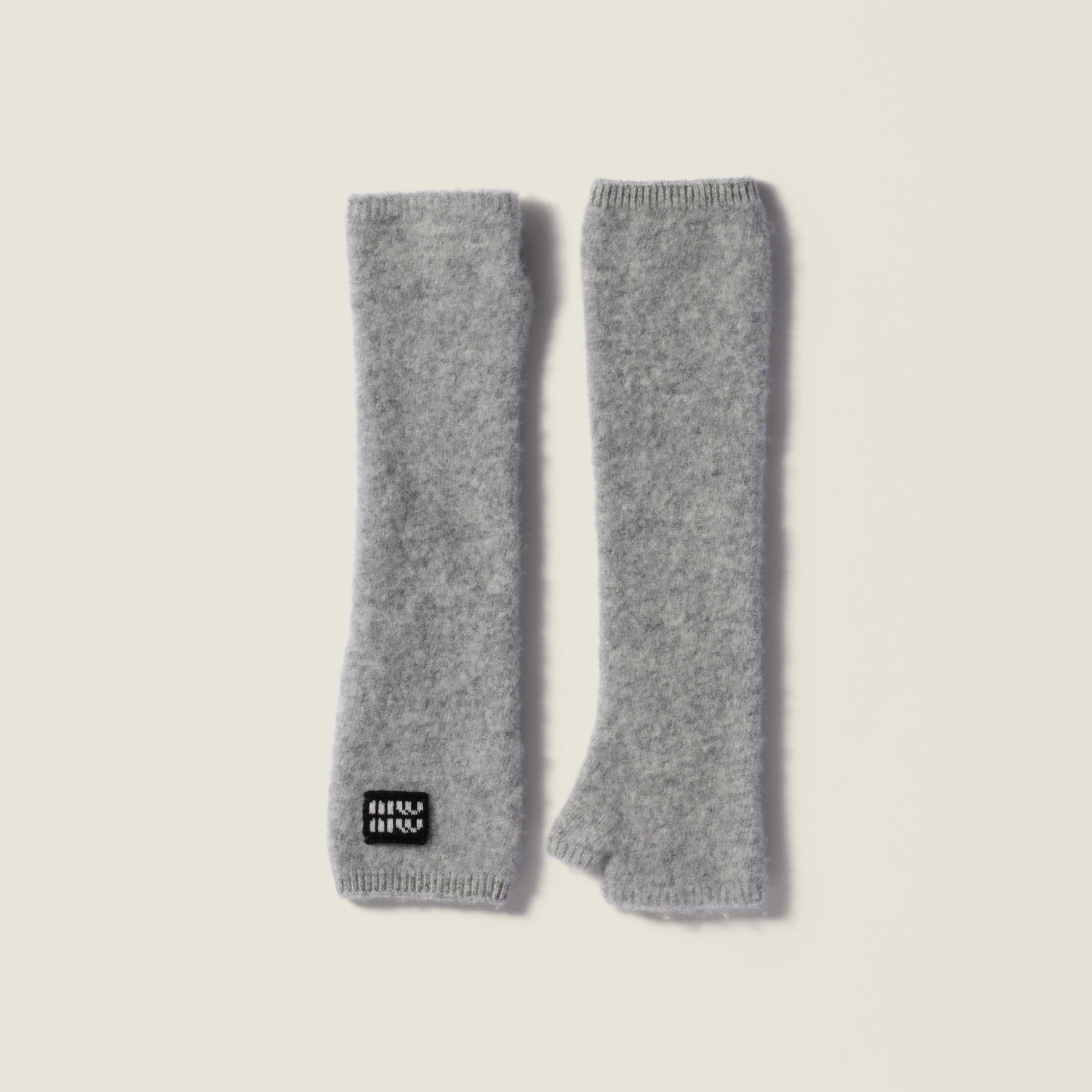 Wool fingerless gloves - 1