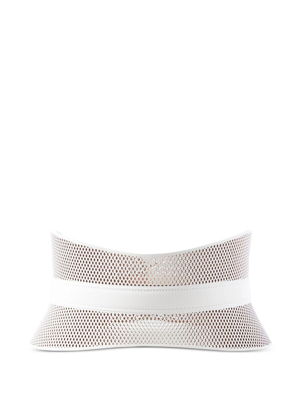 perforated leather belt - 1