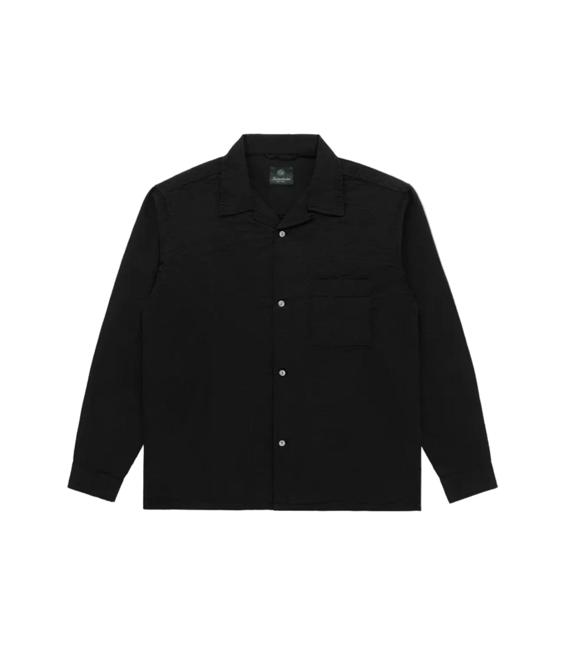 Fulton Seersucker Shirt Black - 1