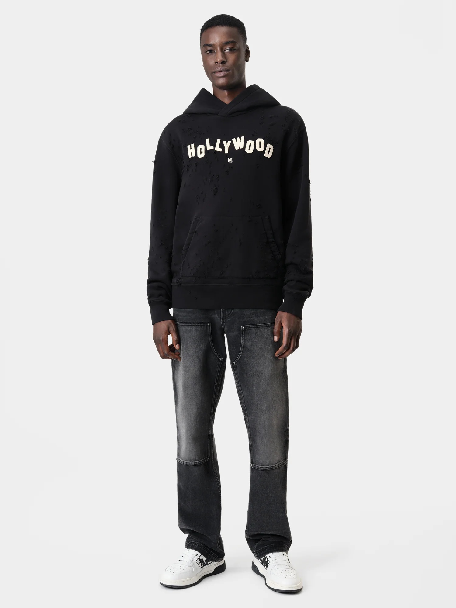 AMIRI アミリ ショットガンダメージ パーカー Hollywood Shotgun AMIRI アミリ ショットガンダメージ パーカー Hollywood Shotgun