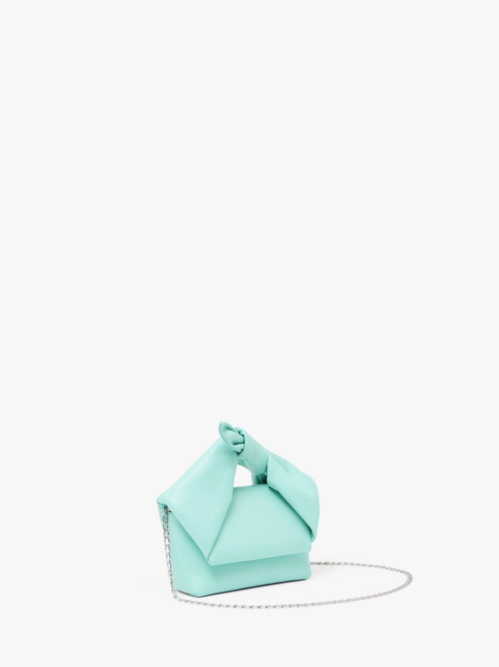 TWISTER WITH BOW DETAIL - SMALL LEATHER TOP HANDLE BAG - 2