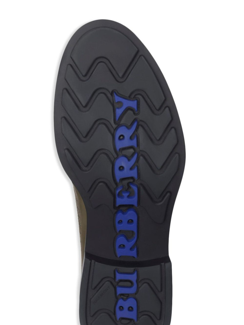 Burberry studded leather boots outlook