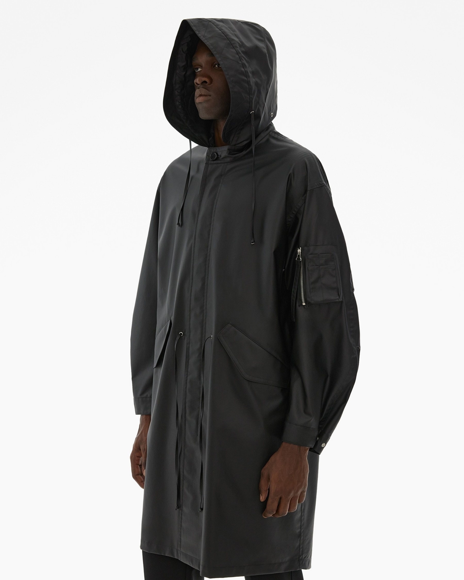 RUBBER LOGO PARKA - 5