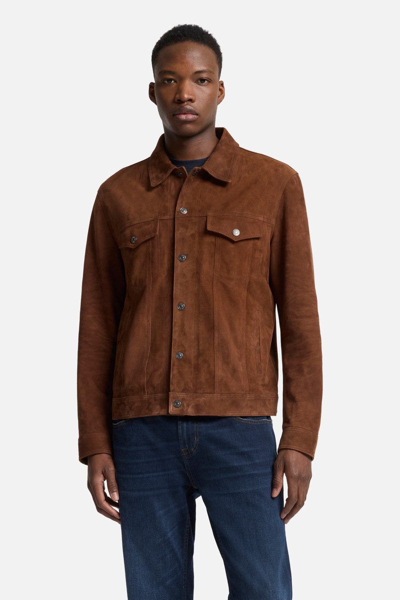 TRUCKER JACKET in Suede 3