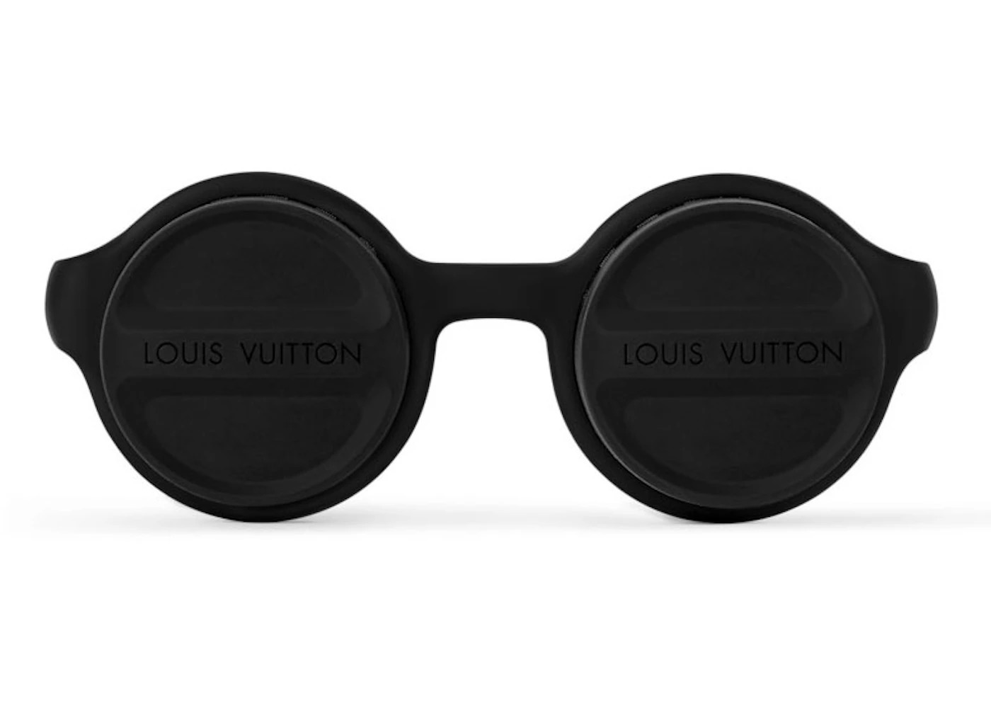 Louis Vuitton LV Super Vision Round Sunglasses Deep Black (Z2737U) - 3