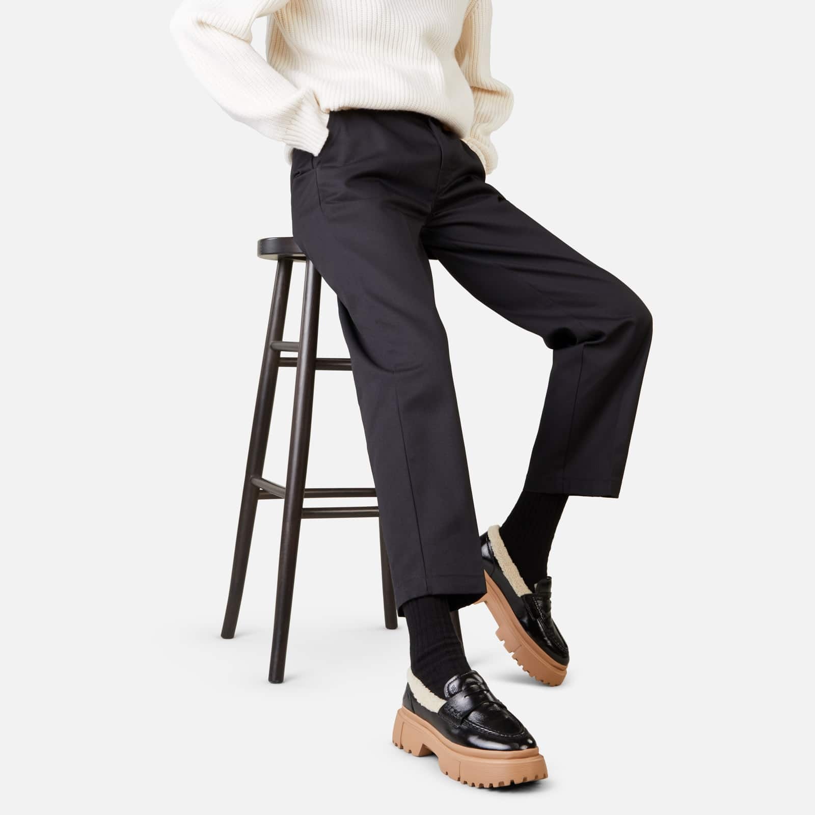 Loafers Hogan H629 Beige Black - 6