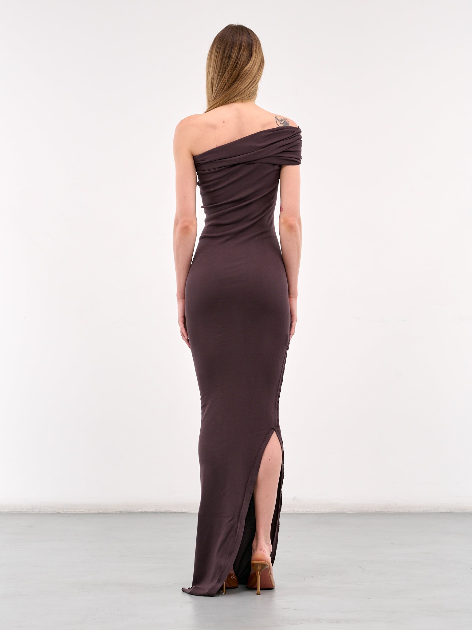 One Shoulder Long Dress - 3